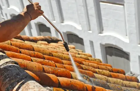 Nettoyage de toitures - Saints-Geosmes